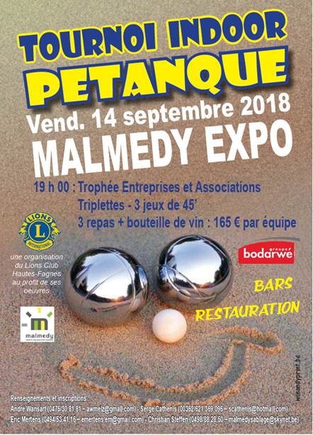 tournoi pétanques 2018